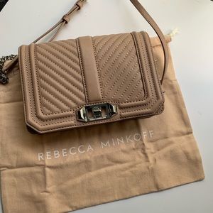 Rebecca Minkoff small Love quilted crossbody